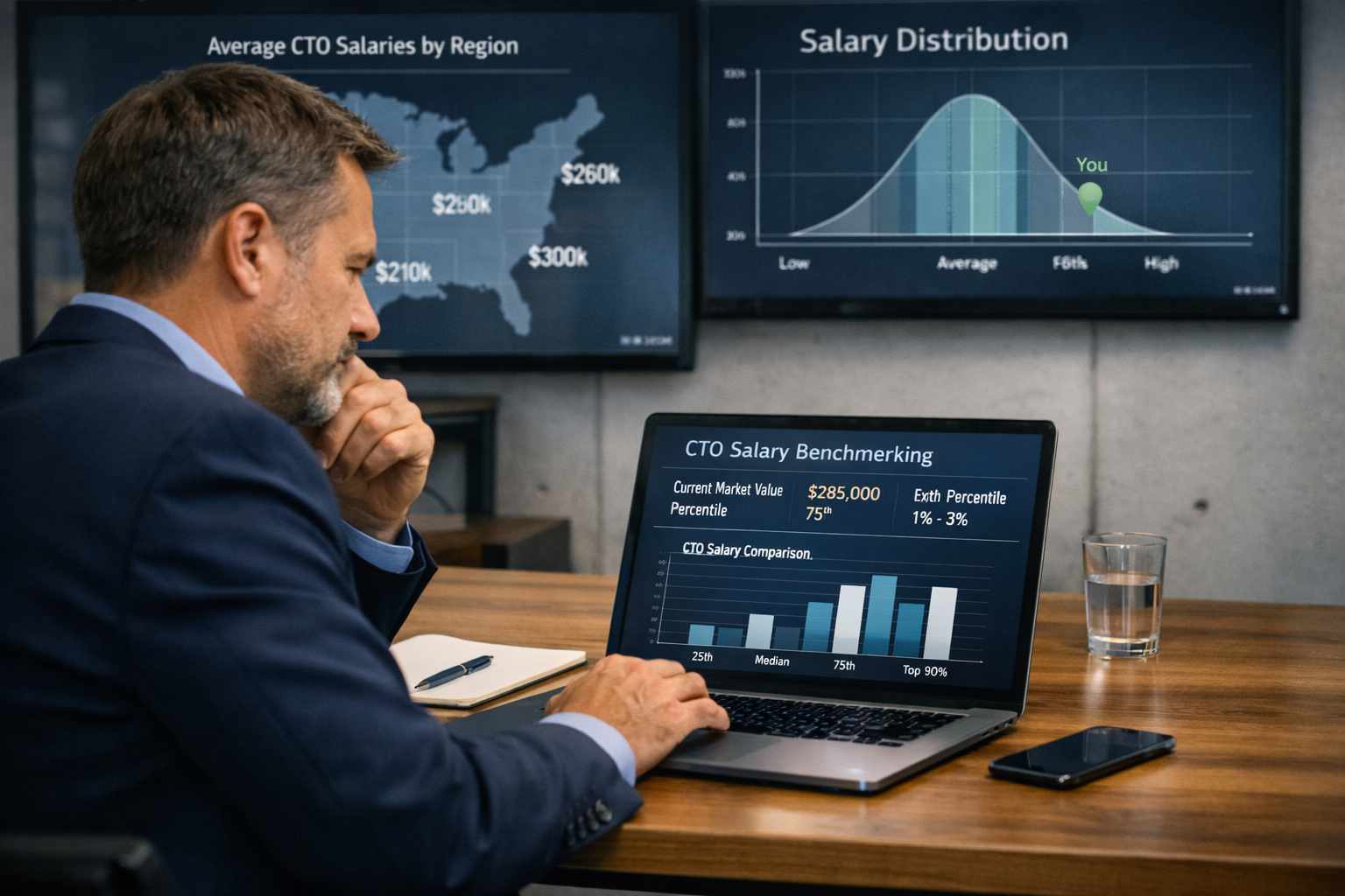How to find the salary for a CTO position to help you negotiate